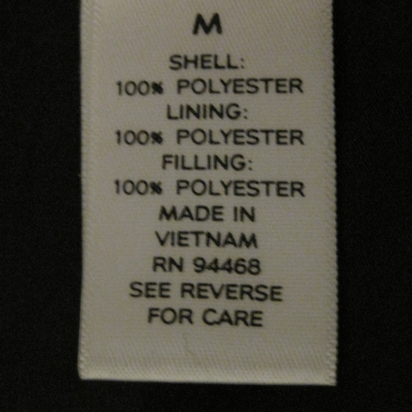 Liz Claiborne Med black quilted Utility Jacket - Picture 3 of 5